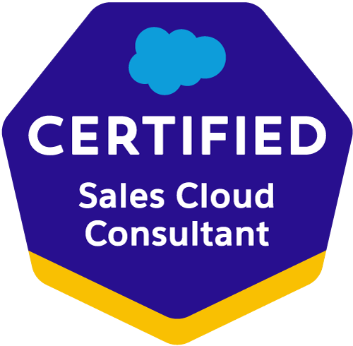 Salesforce Sales Cloud Consultant certification badge